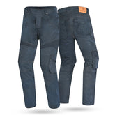 BELA BENTON Denim Moto Calcas Azul